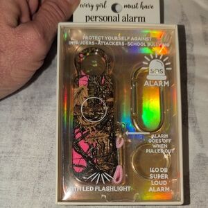 Simply Southern Pink Camo Personal Alarm Keychain with LED